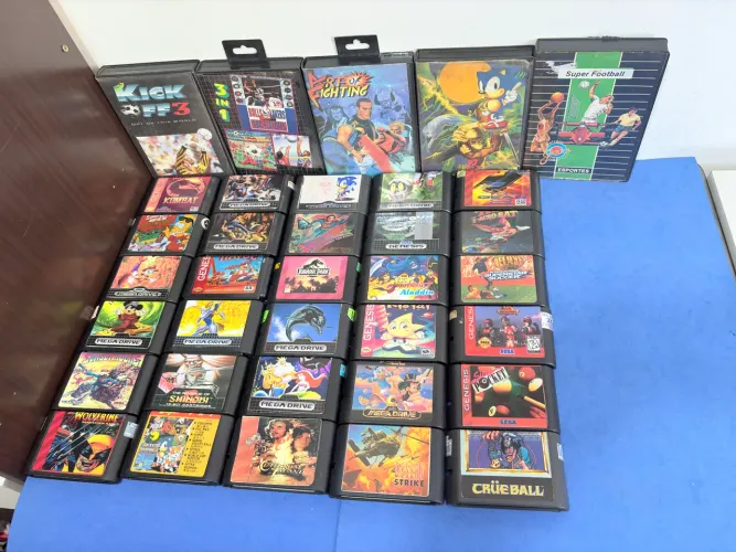 Cartucho mega Drive Jogos fita