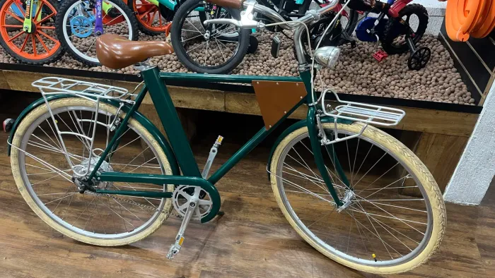Bicicleta elétrica 29-700 urbana retrô 