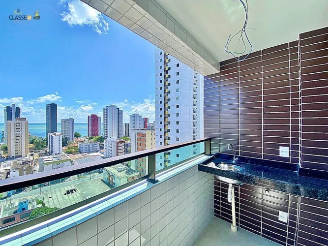 Apartamento 2 Quartos com Varanda Gourmet em Candeias