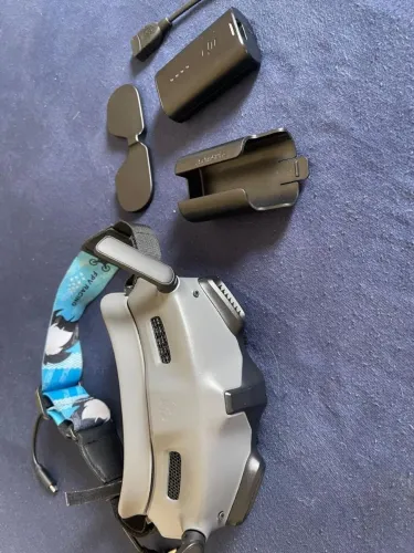 DJI GOGGLE 2 SUPER NOVO COM CORREIA, SUPORTE DE BATERIA E CABI CURTO