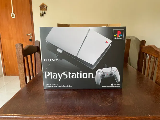 (LACRADO) PlayStation 5 Slim - Edição Especial de 30º aniversário com controle Dualsense