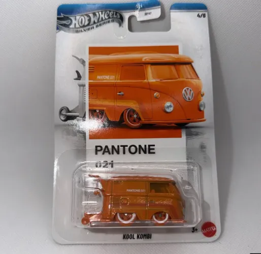 Hot Wheels 1:64 Pantone Kool Kombi Laranja - Série Prata 2025