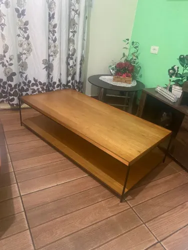 Mesa de centro retangular grande 