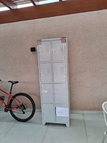 Roupeiro Amapá Cinza 8 Portas - Novo 