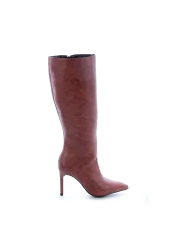 Bota Feminina Cano Longo - Couro Legítimo, Tamanho 34 - Elegância e Qualidade