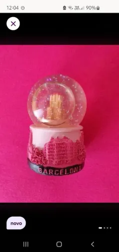 Globo de neve Barcelona