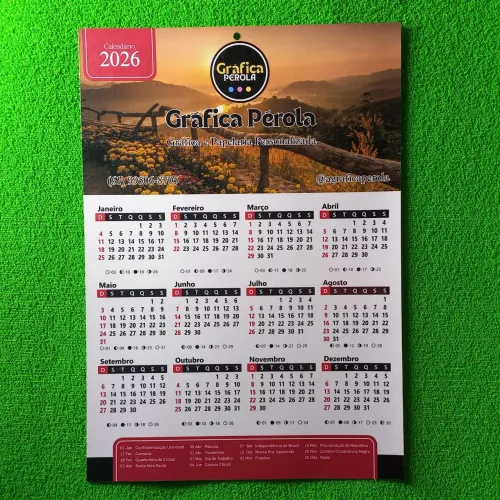 Calendário de parede