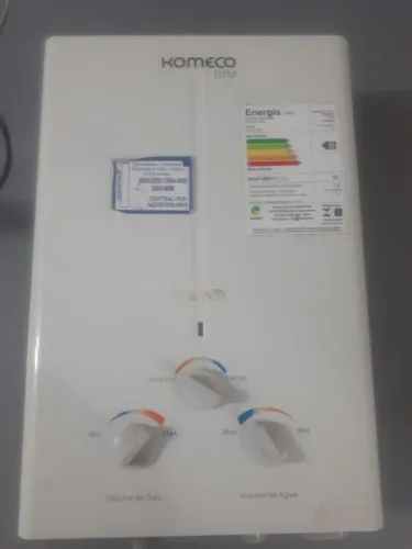 AQUECEDOR KOMECO O7M SLIM Á GAS (ACEITO TROCA)