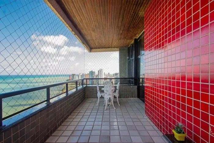 Apartamento para venda em Piedade com 4 quartos e varanda com vista mar