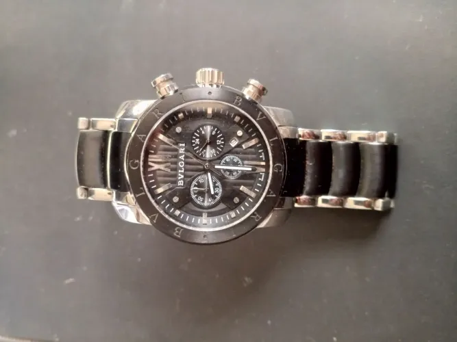 Relógio Bulgari Masculino Cronógrafo