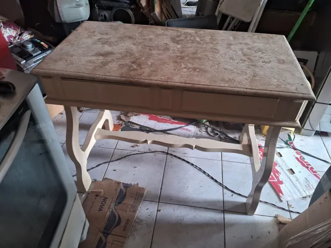 VENDO ESCRIVANINHA ANTIGA TAMPO MÁRMORE TRAVESTINO 