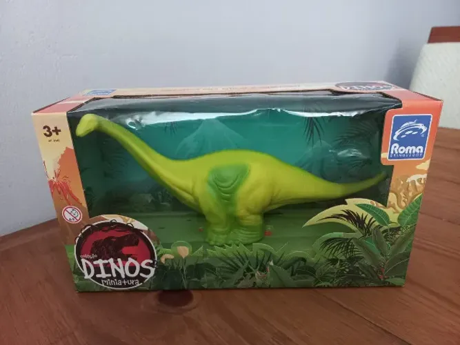 Brinquedo Dinos Dinossauro Vinil Roma Novo.