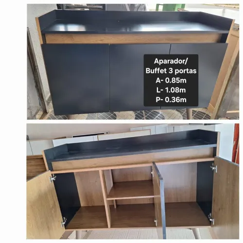 Buffet 3 Portas Amadeirado