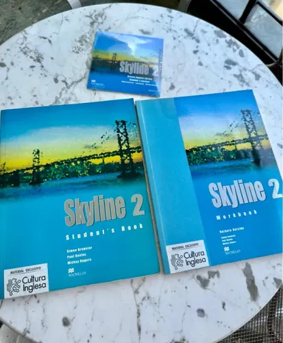 Curso de Inglês Intermediário Skyline 2 - Teoria, exercícios e cd de áudio 