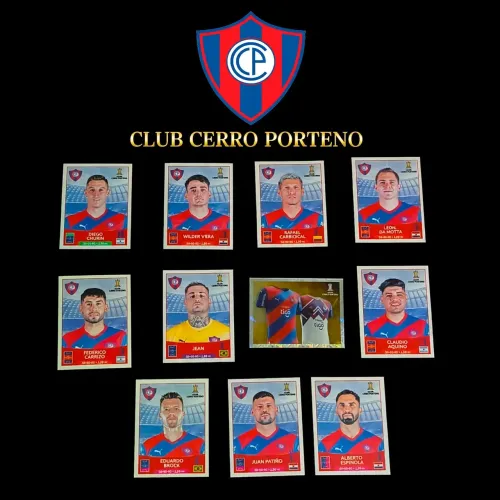 Kit Figurinhas Cerro Porteño Libertadores 2023