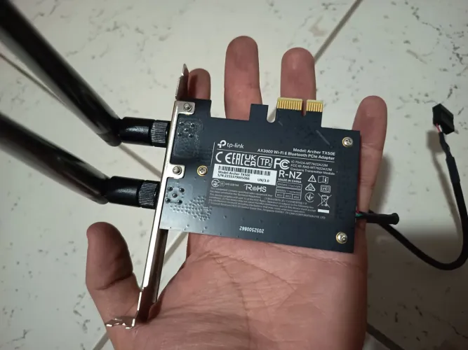 Adaptador Wi-Fi 6/Bluetooth AX3000 TP-Link Archer TX50e