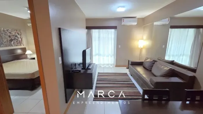 Apartamento mobiliado ed. Biarritz Maravilhoso! Com varanda e cobertura coletiva. Asa Nort