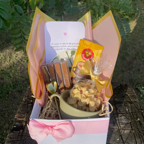 Box Cafezinho com biscoito
