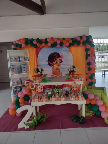 Mesa para festa madeira de pinus