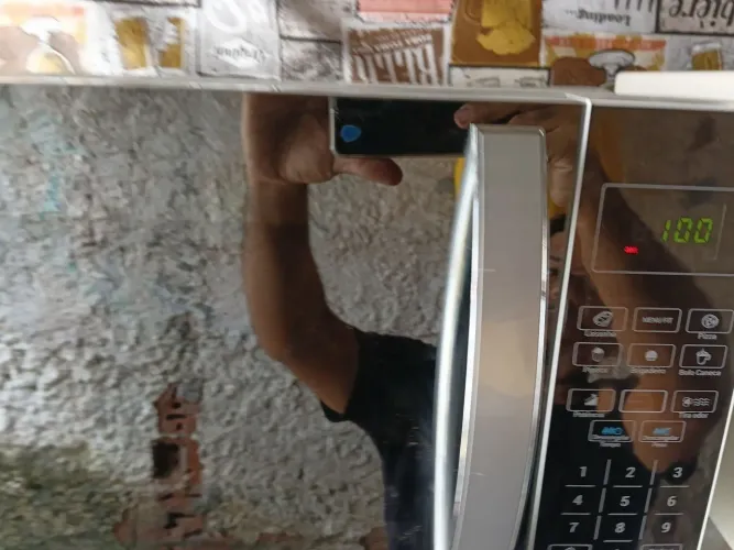 Micro-ondas espelhado 200 reais