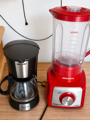 COMBO Cafeteira Mallory + Liquidificador Mondial Turbo
