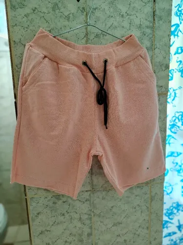 Bermuda Unissex Rosa Iogurt Tam. M