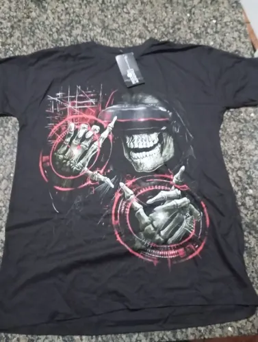 Camisa Caveira Nova Tamanho G 