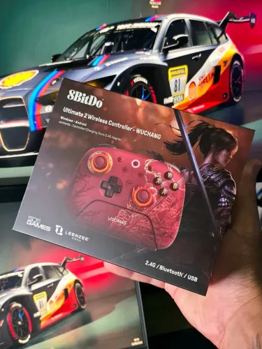 Controle 8BitDo Ultimate 2 Wuchang TMR Wireless 1000Hz Com Dock de Carregamento Para PC