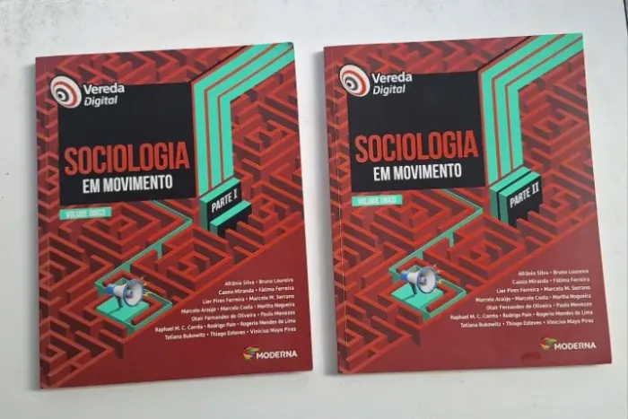 SOCIOLOGIA EM MOVIMENTO VEREDA DIGITAL VOLUME ÚNICO (COLEÇÃO COM 2 LIVROS)