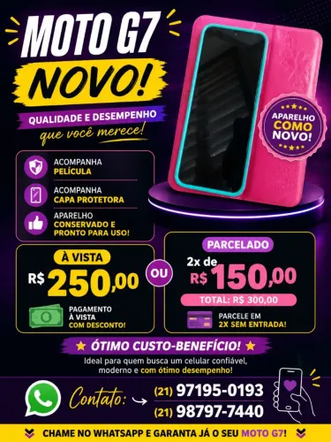 Celular MotoG7Novo