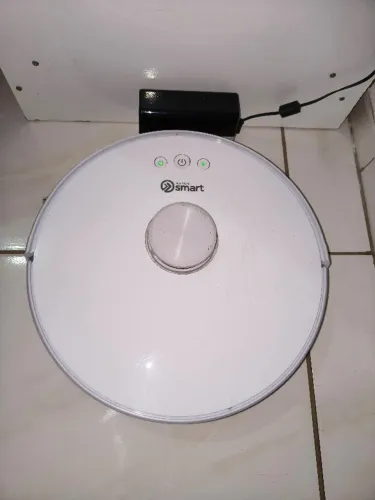 Robô Aspirador KaBuM! Smart 700 Bivolt - Mapeamento 360°, Wi-Fi e Passa Pano
