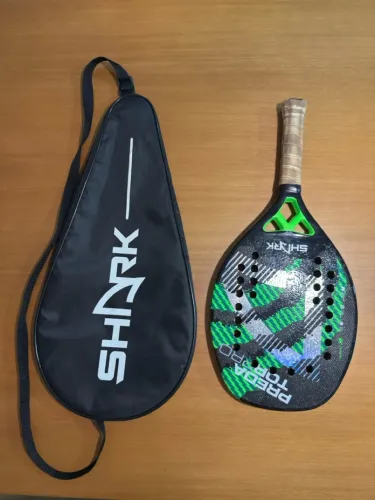 Raquete beach tennis Shark Predator 22mm 3K