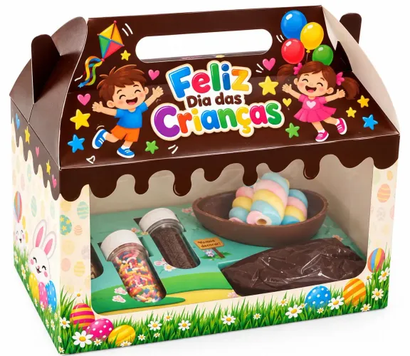Caixa Confeiteiro dia das crianças
