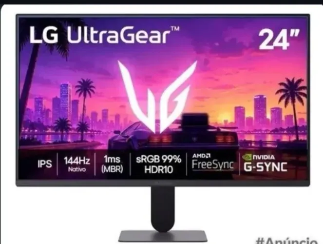 Monitor 144hz LG Ultragear. Mostruário. Sem detalhes. Novo de tudo