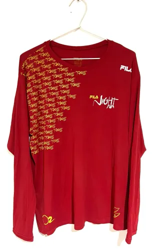 Camiseta masculina Fila Night Run tam G