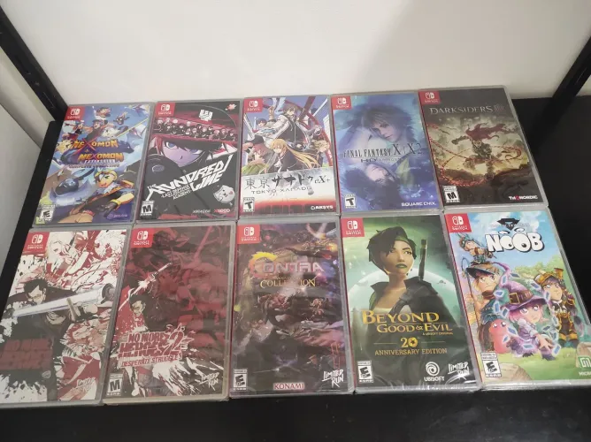 Jogos de Nintendo Switch lacrados (Limited Run e outros jogos raros)