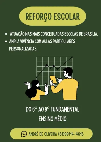Professor de reforço escolar.