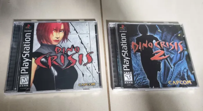 Dino Crisis 1 e 2 Playstation Psone Ler a descrição