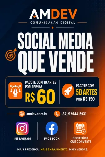 PACOTE DE ARTES PARA REDES SOCIAIS | A PARTIR DE R$ 60