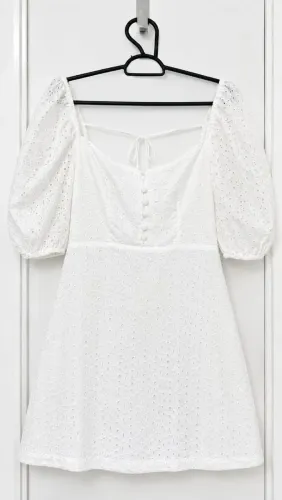 Vestido Branco Batizado Adulto