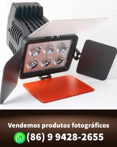 Iluminador de LED Portátil com bateria (nvo)