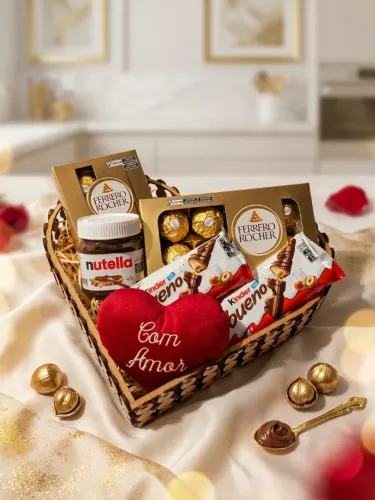 Cesta Supreme | Ferrero Rocher + Nutella | Presente Premium