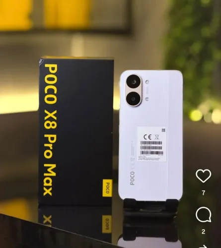 POCO Poco X8 PRO MAX 5G 512/12GB. Novo lacrado com garantia!