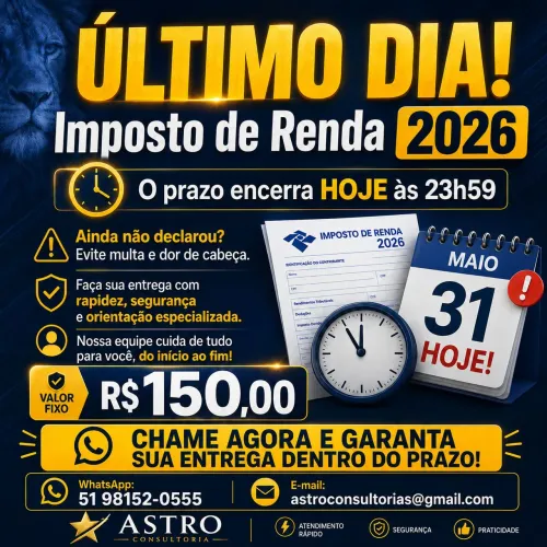 Declaração imposto de renda 2026
