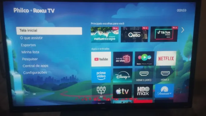 Tv Philco 32 polegadas Roku smart