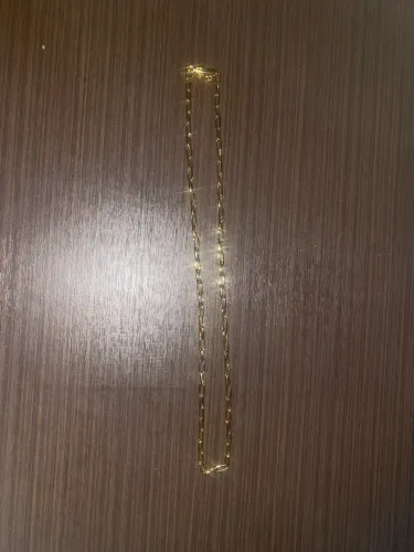 Cordao banhado ouro 5mm 60cm