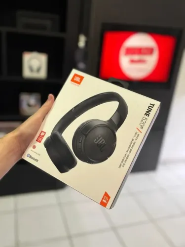 Fone de Ouvido Bluetooth JBL Tune 520BT Pure Bass - Novo e Lacrado