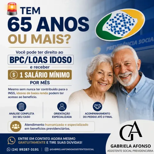 Gabriela Afonso assistente social previdenciária