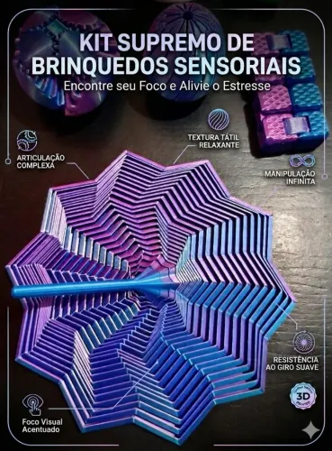 Kit Brinquedo Sensoriais 