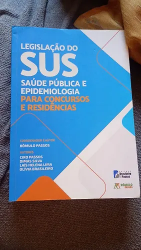 Livro Legislação do SUS, saúde pública e Epidemiologia 